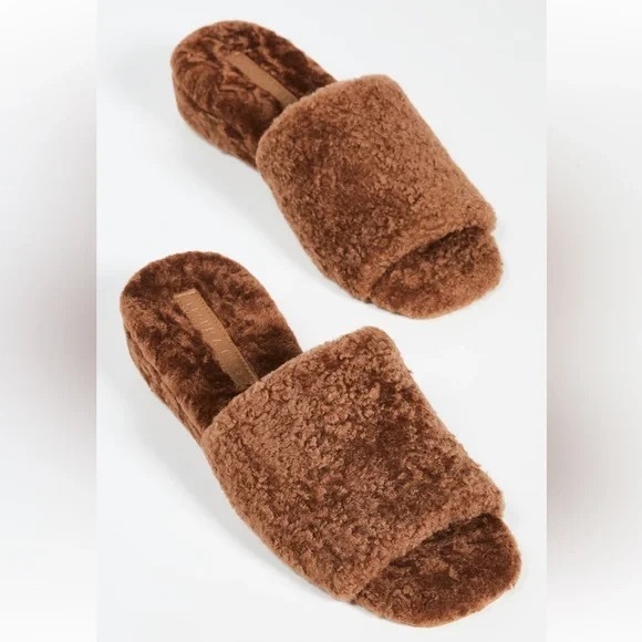 Veronica beard Desiree slippers brown - Picture 1 of 8